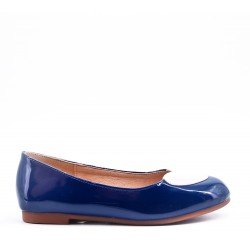 Ballerine fille en simili cuir 