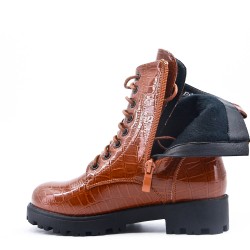 Faux leather children's boot