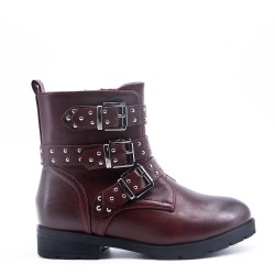 Faux leather children's boot