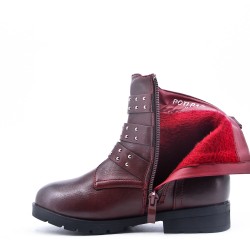 Faux leather children's boot