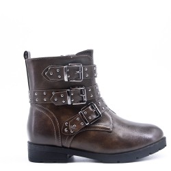 Faux leather children's boot