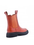 Children's ankle boot in mixed materials