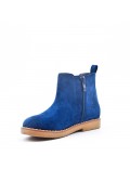 Children's ankle boot in mixed materials