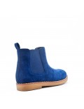 Children's ankle boot in mixed materials