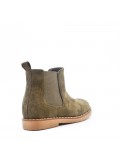 Children's ankle boot in mixed materials