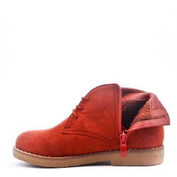 Child's boot in faux suede