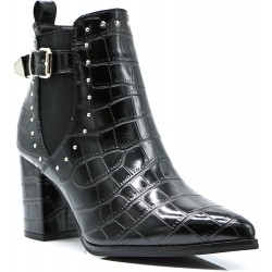 Ankle boot in a mix of materials for autumn and winter
