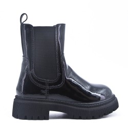 Faux leather children's boot