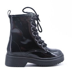 Faux leather children's boot