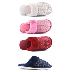 Winter fur slipper