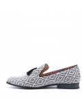 Men's textile moccasin