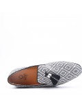 Men's textile moccasin