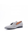 Men's textile moccasin