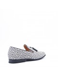 Men's textile moccasin