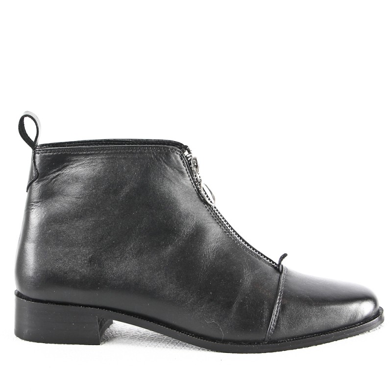 ZAPATOS AL POR MAYOR-Botines de piel para mujer