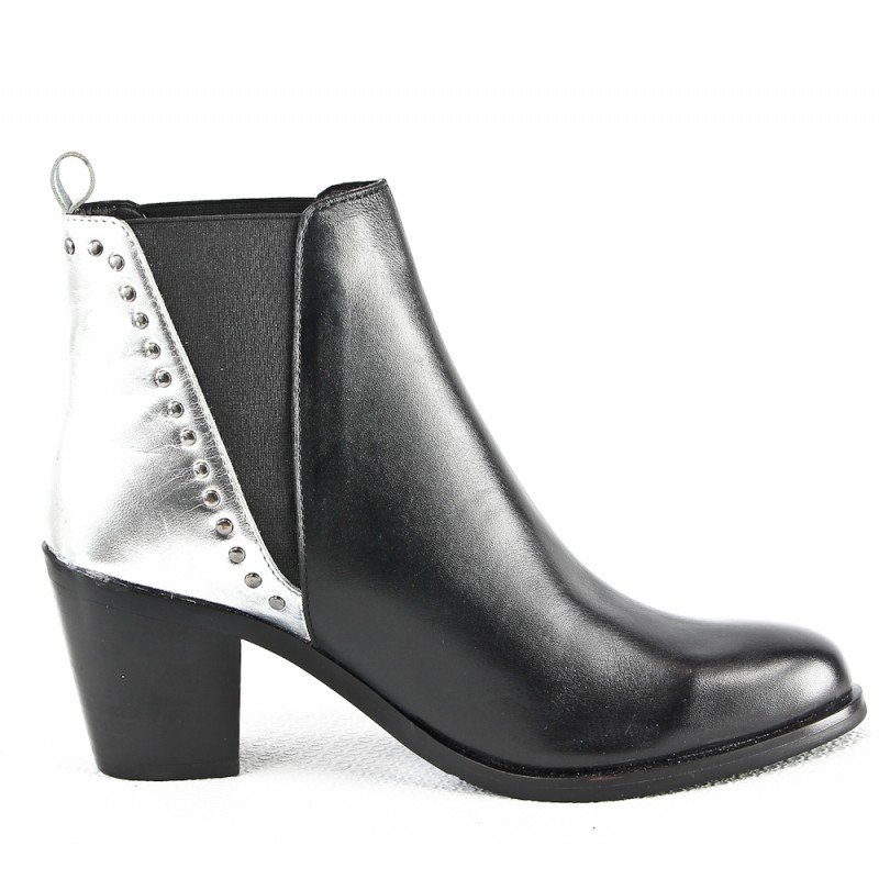 ZAPATOS AL POR MAYOR-Botines de piel para mujer