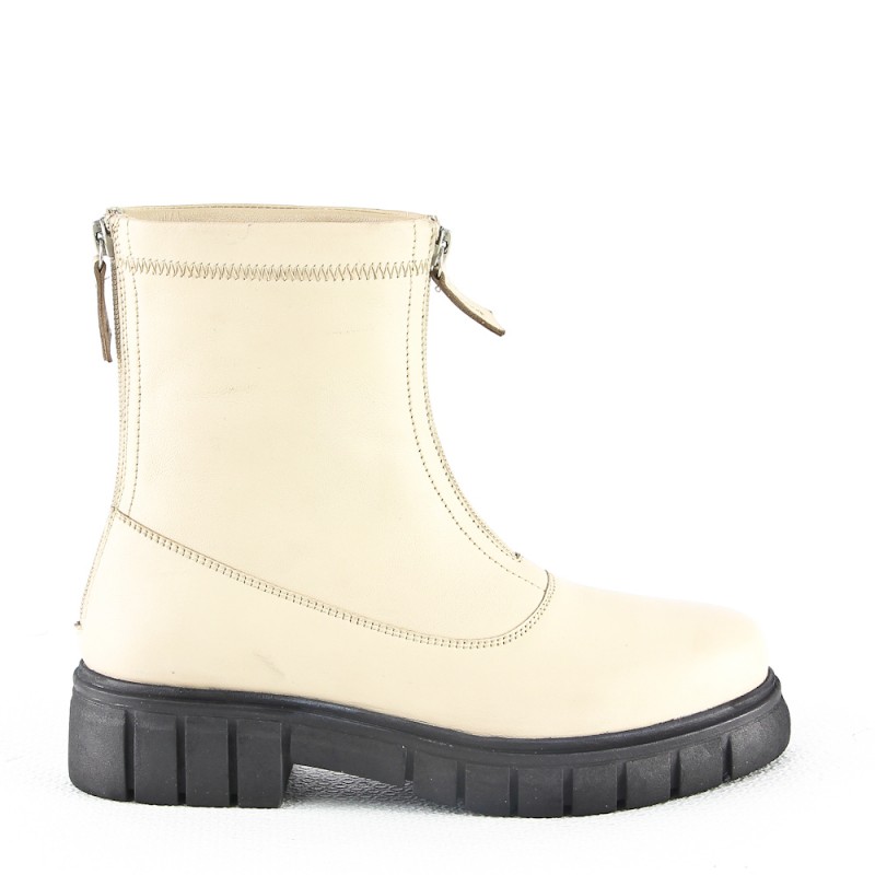 ZAPATOS AL POR MAYOR-Botines de piel para mujer
