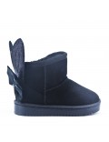 Children's ankle boot in mixed materials