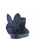 Children's ankle boot in mixed materials