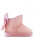 Children's ankle boot in mixed materials