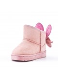 Children's ankle boot in mixed materials
