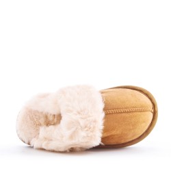 Claquette hiver en fourrure