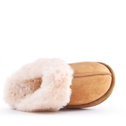 Claquette hiver en fourrure