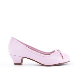 Girl's heeled pump