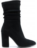 Faux suede boot