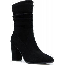 Faux suede boot