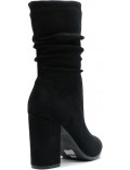 Faux suede boot