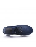 Men's textile lace-up basket