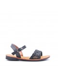 Sandale fille en simili cuir