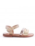 Sandale fille en simili cuir