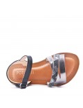 Sandale fille en simili cuir