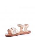 Sandale fille en simili cuir