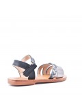 Sandale fille en simili cuir