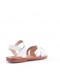 Sandale fille en simili cuir