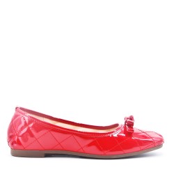 Ballerine confort en simili cuir