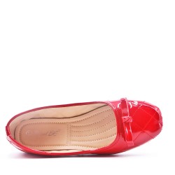 Ballerine confort en simili cuir