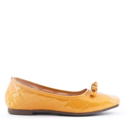 Ballerine confort en simili cuir