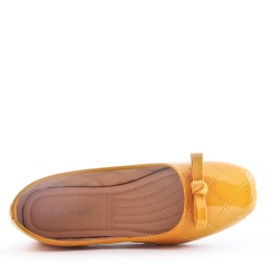 Ballerine confort en simili cuir