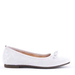 Ballerine confort en simili cuir