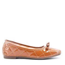 Ballerine confort en simili cuir