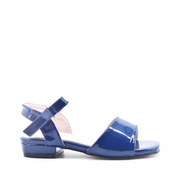 Sandale fille en simili cuir