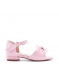 Sandale fille en simili cuir