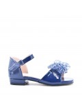 Sandale fille en simili cuir