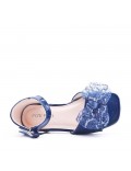 Sandale fille en simili cuir