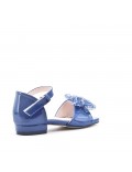 Sandale fille en simili cuir