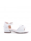 Sandale fille en simili cuir